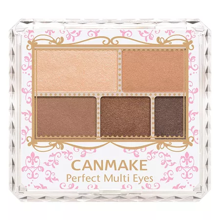 Canmake eyeshadow palette in Urban Caramel